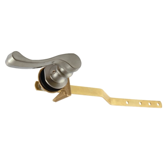 Kingston Brass KTFL8 French Front Mount Toilet Tank Lever, Left/Right Installation in Brushed Nickel