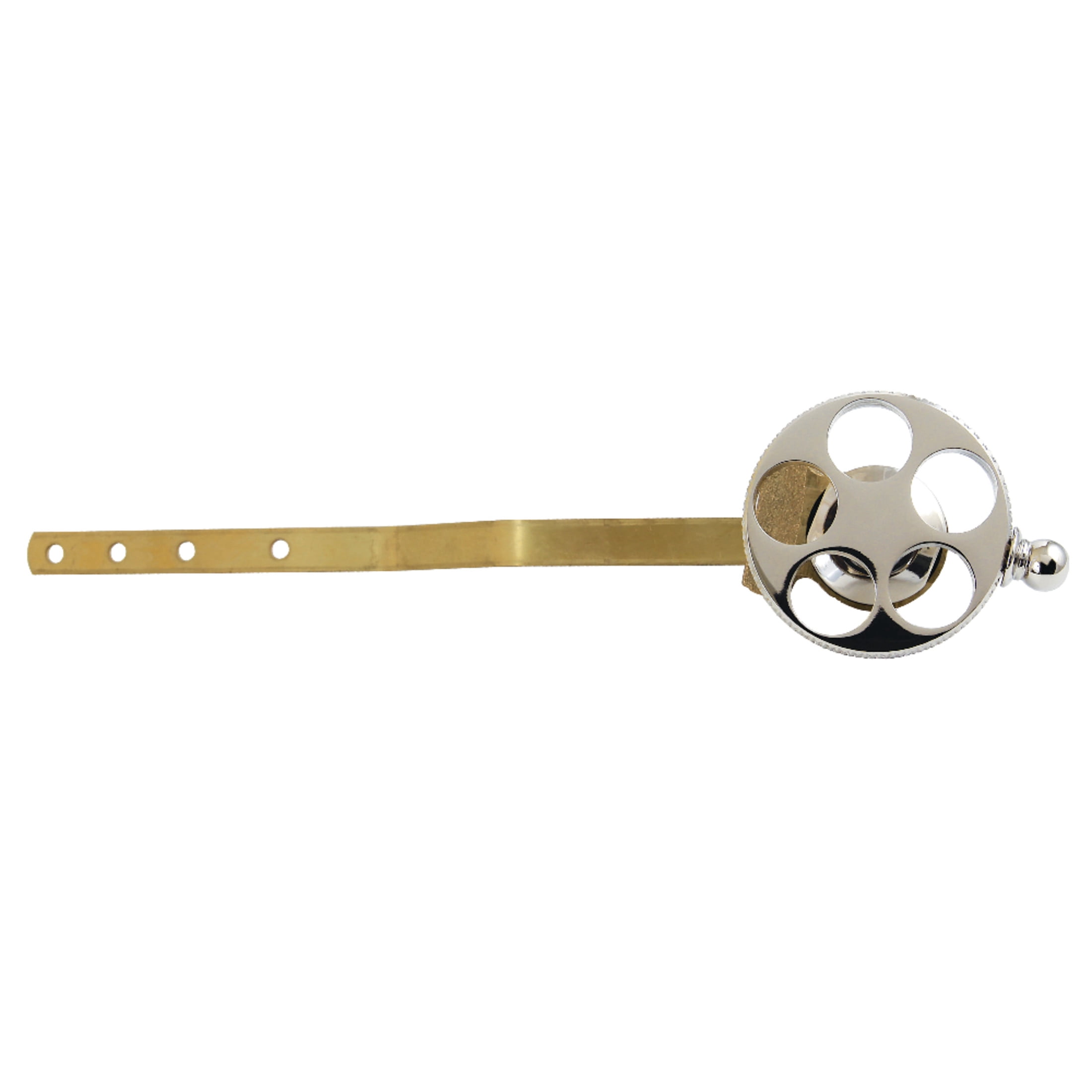 Kingston Brass KTRKX6 Webb Front Mount Toilet Tank Lever with Knurled Handle in Polished Nickel