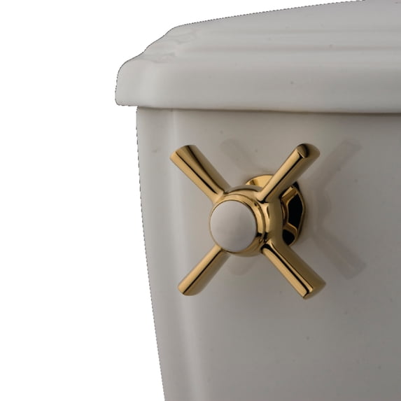 Kingston Brass KTZX2 Millennium Front Mount Toilet Tank Lever, Left/Right Installation in Polished Brass