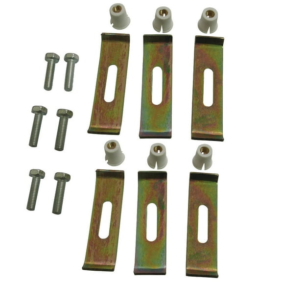 Kingston Brass KUHDWR6 Undermount Clip 6 Clips Pack