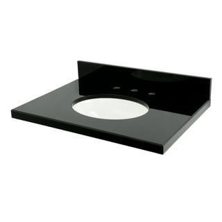 31 in. x 22 in. Stone Effects Vanity Top in Cascade with White Sink 31 in. x 22 in. Stone Effects Vanity Top in Cascade with White Sink