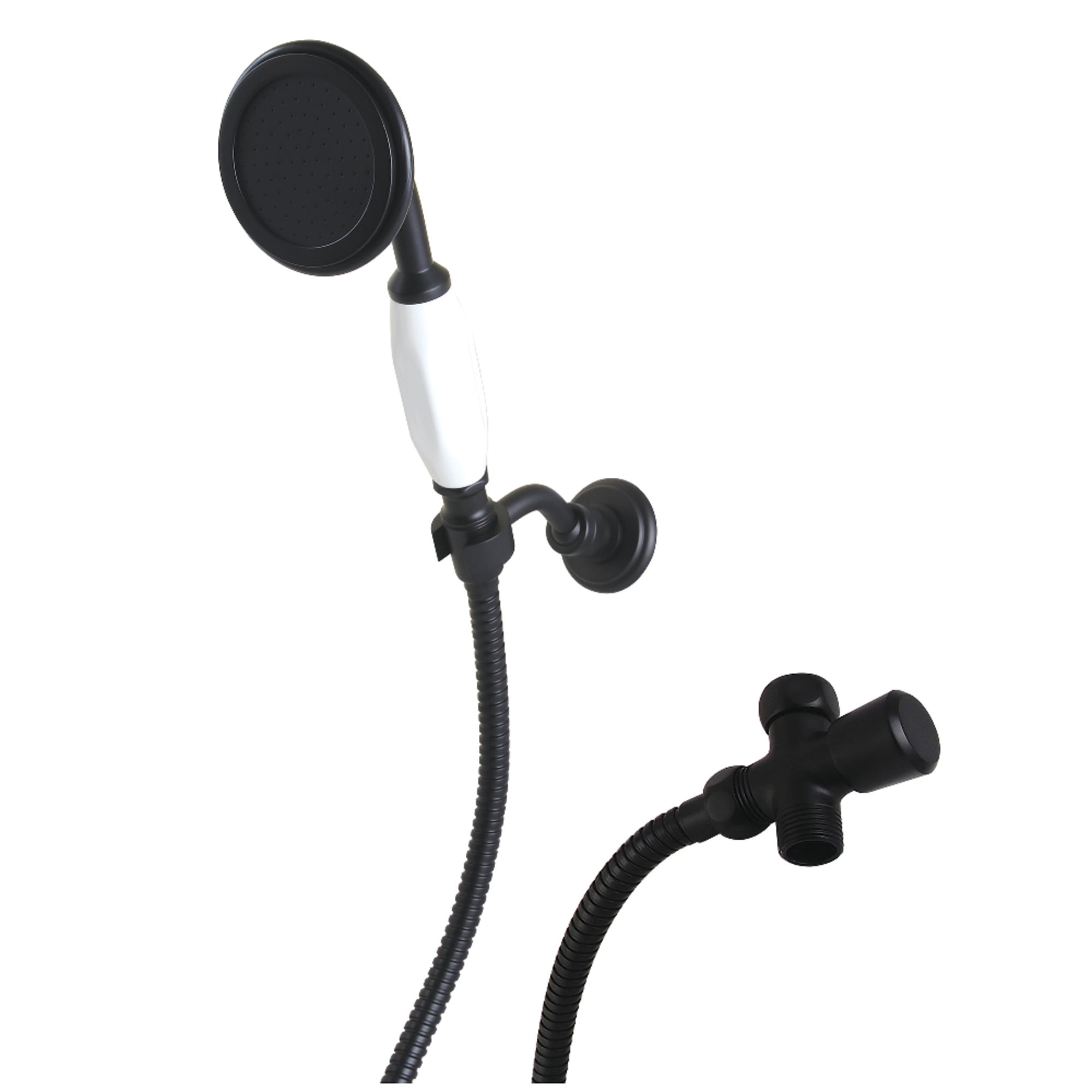Kingston Brass KX10200BD Vintage Hand Shower Kit, Matte Black