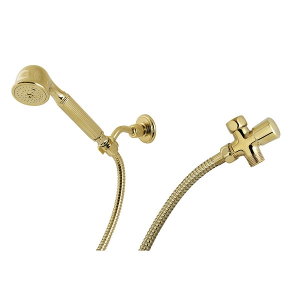 Kingston Brass KX1032BD Restoration Hand Shower Kit, Polished Brass