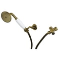 thumbnail image 1 of Kingston Brass KX1053BD Victorian Hand Shower Kit, Antique Brass, 1 of 5