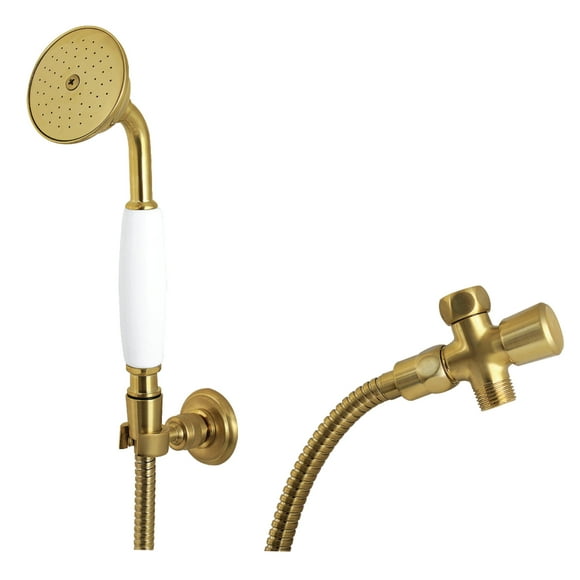 Kingston Brass KX1057SD Victorian Hand Shower Kit, Brushed Brass