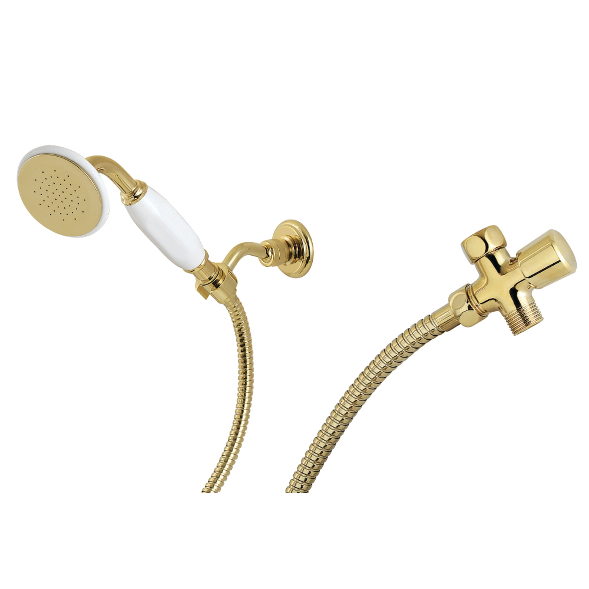 Kingston Brass KX1062BD Victorian Hand Shower Kit, Polished Brass