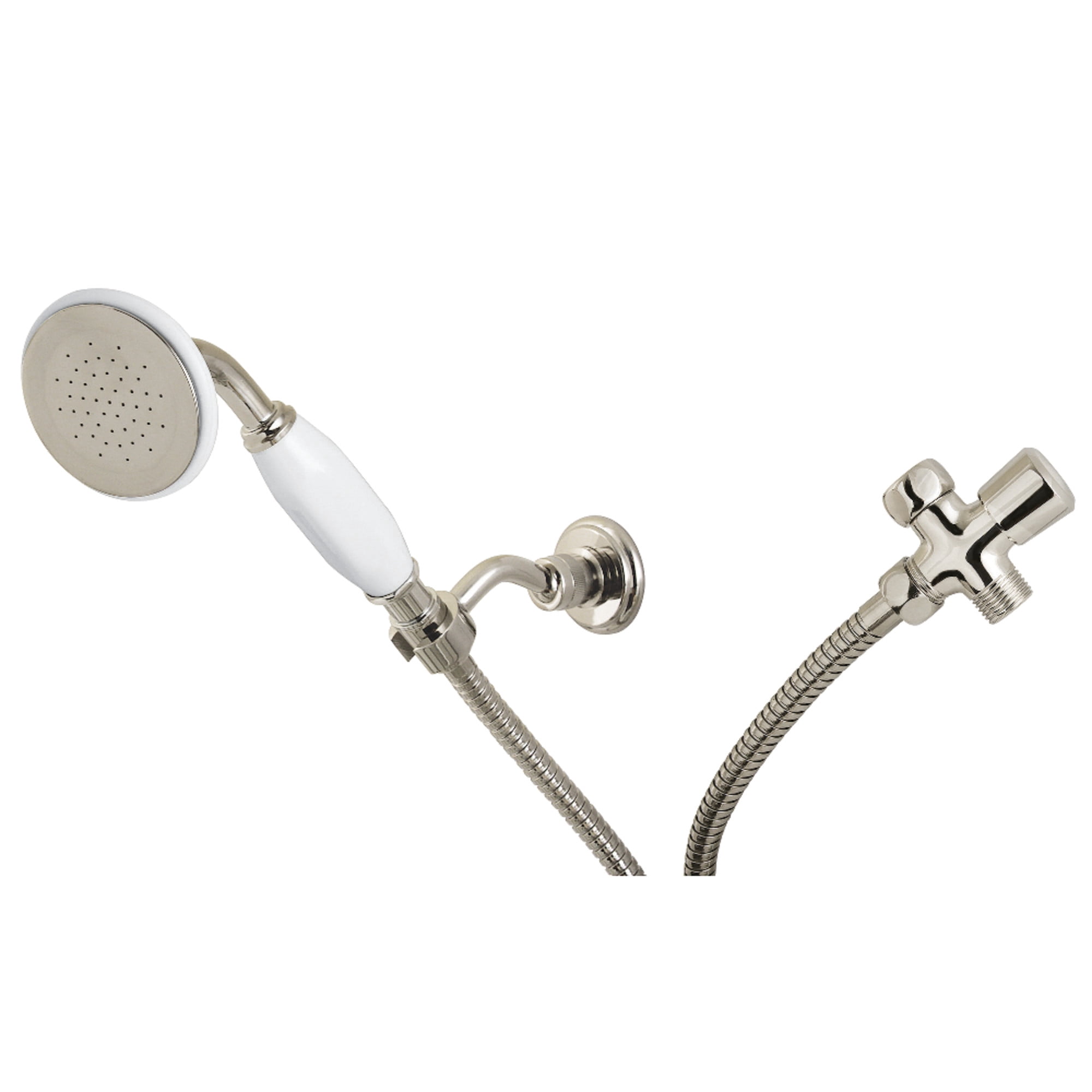 Kingston Brass KX1066BD Victorian Hand Shower Kit, Polished Nickel