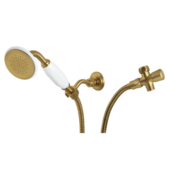 Kingston Brass KX1067BD Victorian Hand Shower Kit, Brushed Brass