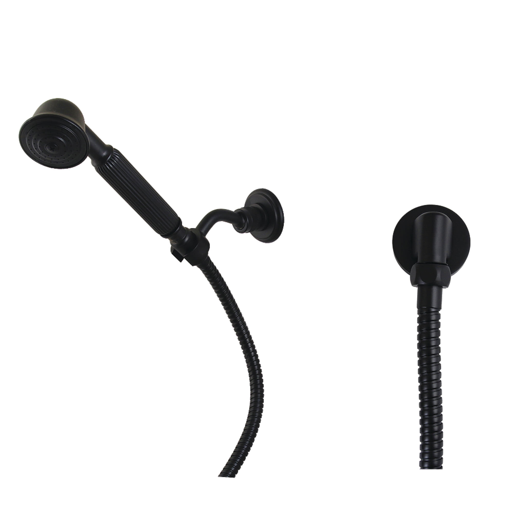 Kingston Brass KX1070BE Vintage Hand Shower Kit, Matte Black