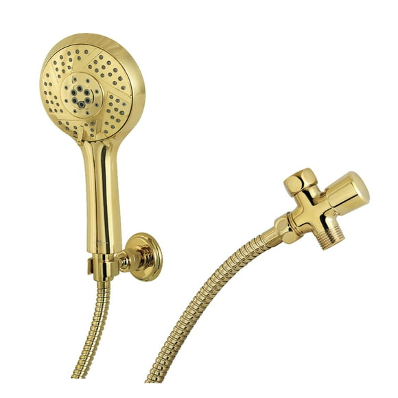 Kingston Brass KX1542SD Vilbosch Multi-Function Hand Shower Kit, Polished Brass