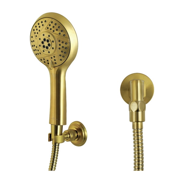 Kingston Brass KX1547SE Vilbosch Multi-Function Hand Shower Kit, Brushed Brass