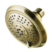Kingston Brass KX1553 Vilbosch 5-Inch 5-Function Shower Head, Antique Brass