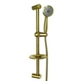 thumbnail image 1 of Kingston Brass KX2527SBB Vilbosch 5-Function Hand Shower with Slide Bar Kit, Brushed Brass, 1 of 4