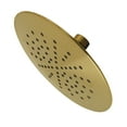 thumbnail image 1 of Kingston Brass KX677 Shower Scape 7" Round Raindrop ABS Shower Head, Brushed Brass, 1 of 4