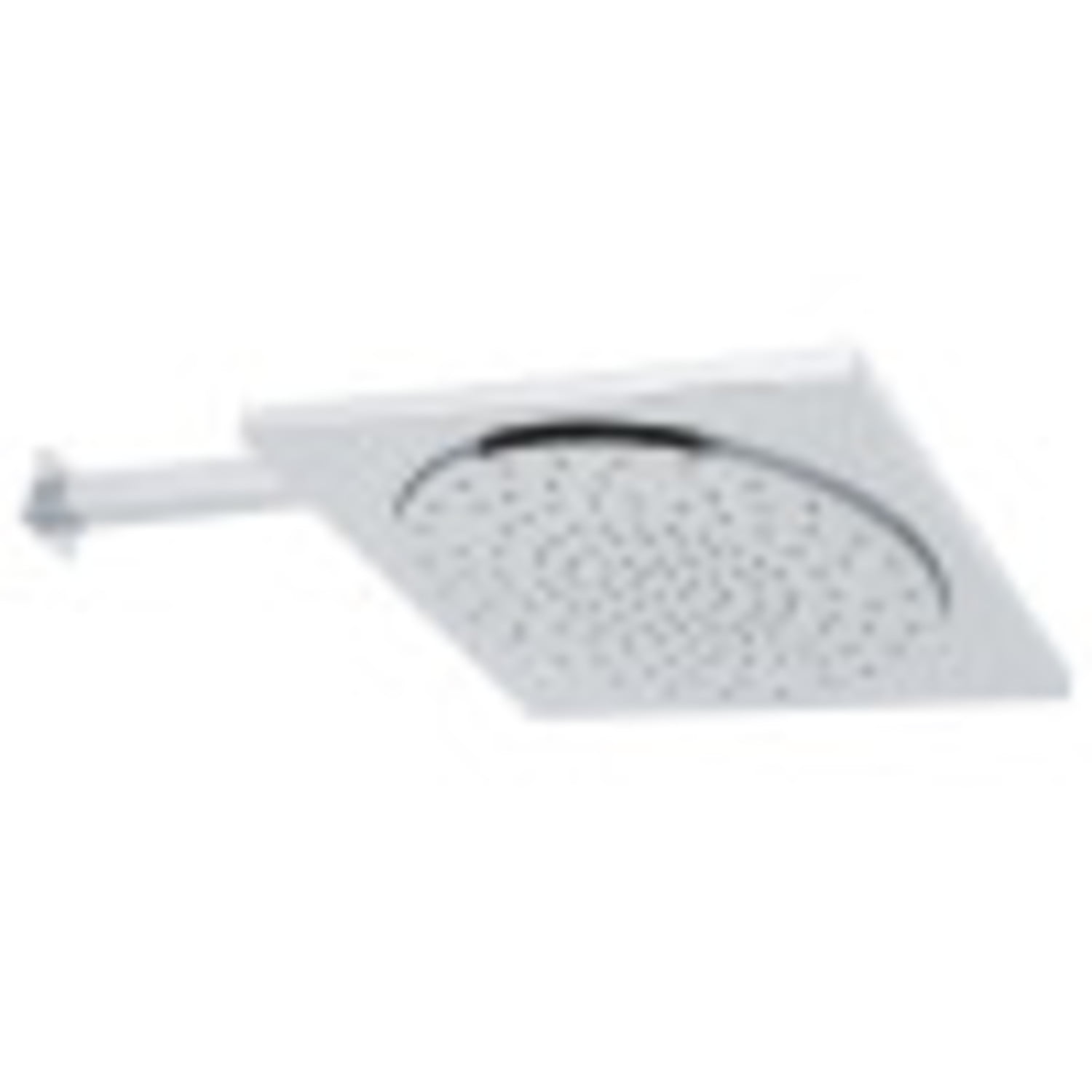 Kingston Brass KX8221CK Shower Scape 12" Rainfall Square Shower Head with 16" Shower Arm, Polished Chrome