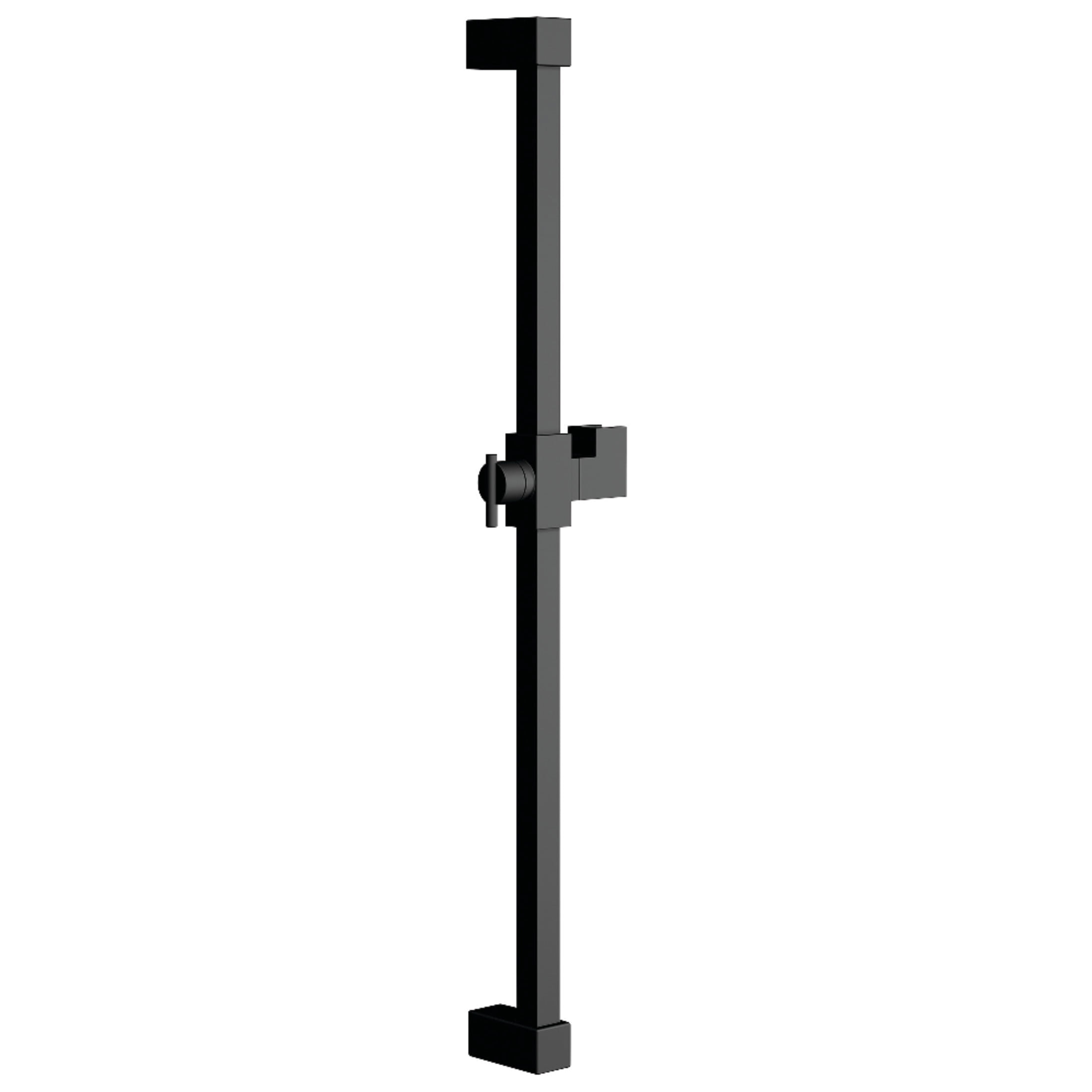 Kingston Brass KX8240 Claremont 24-Inch Stainless Steel Shower Slide Bar in Matte Black