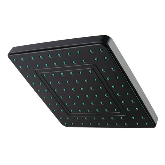 Kingston Brass KY4640 Claremont Full Spray Square Rain Shower Head, Matte Black