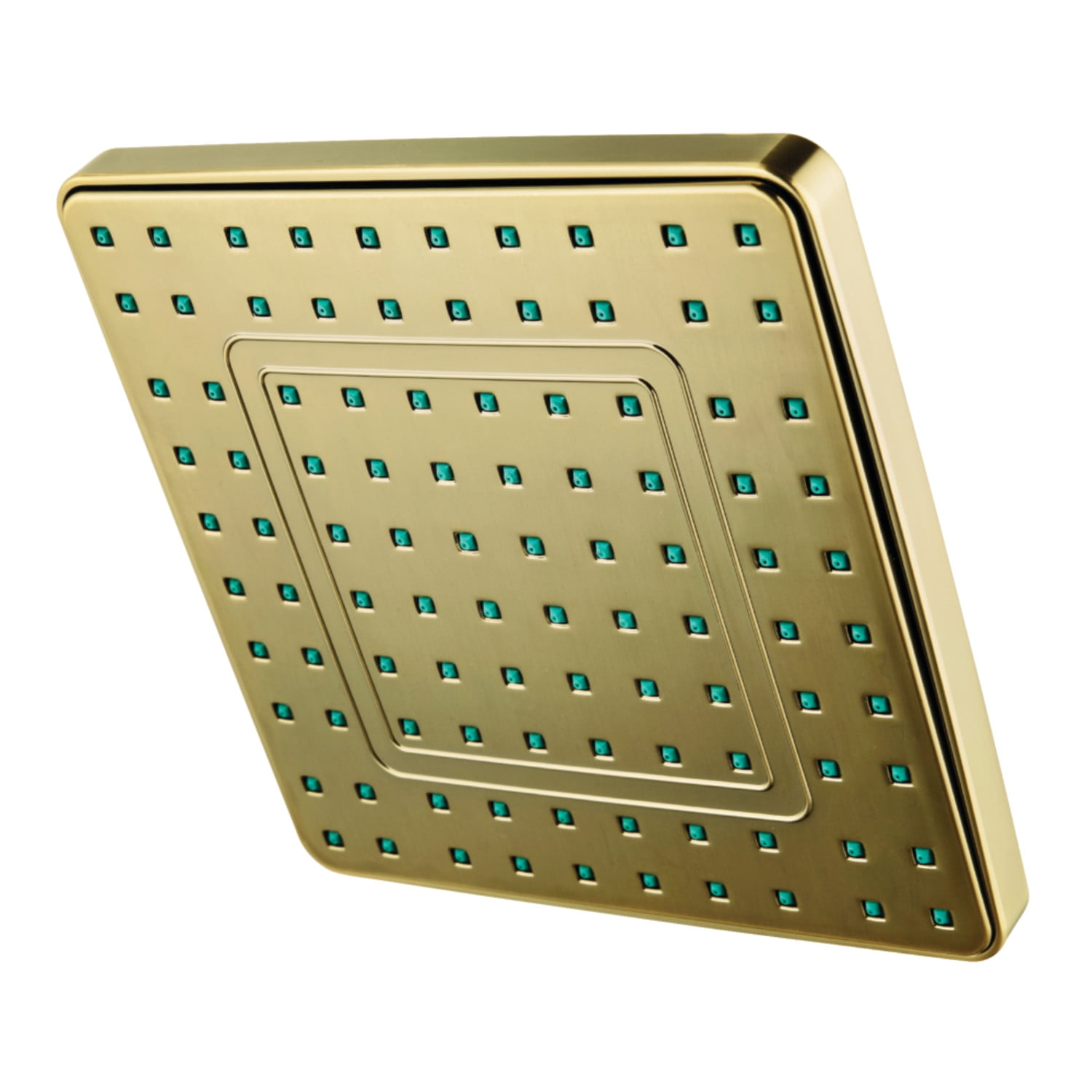 Kingston Brass KY4643 Claremont Full Spray Square Rain Shower Head, Antique Brass