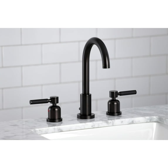 Kingston Brass Kaiser 8-in. Widespread Bathroom Faucet Oil Rubbed Bronze Oil Rubbed, Bronze Finish