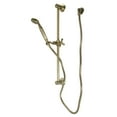 thumbnail image 1 of Kingston Brass KAK3423W3 Made to Match Shower System with Slide/Grab Bar and Hand Shower in Antique Brass, 1 of 5