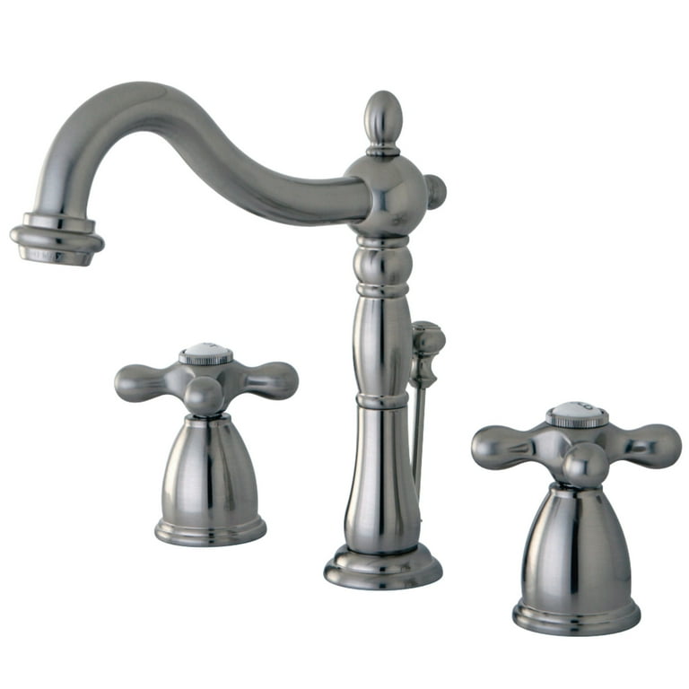 Kingston Brass Magellan Collection Widespread Lavatory Faucet online Brushed Nickel