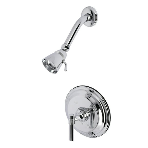 Kingston Brass KB2631MLTSO Single-Handle Pressure Balanced Shower Faucet, Trim Only, Polished Chrome