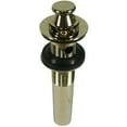 thumbnail image 1 of Brass, Bathroom Sink Drain, Lift and Turn Sink Drain with Overflow, 1 of 3