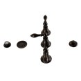 thumbnail image 1 of Kingston Brass KB325ACL American Classic Three-Handle Bidet Faucet with Brass Pop-Up, Oil Rubbed Bronze, 1 of 6