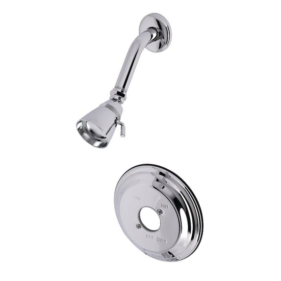 Kingston Brass KB3631TSLH Single-Handle Pressure Balanced Shower Faucet, Trim Only without Handle, Polished Chrome