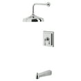 thumbnail image 1 of Kingston Brass KB6141AL Revival Single-Handle Pressure Balanced Tub and Shower Faucet, Polished Chrome, 1 of 7