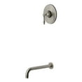 thumbnail image 1 of Kingston Brass KB6338ALTO Restoration Single-Handle Pressure Balanced Tub Faucet, Brushed Nickel, 1 of 7