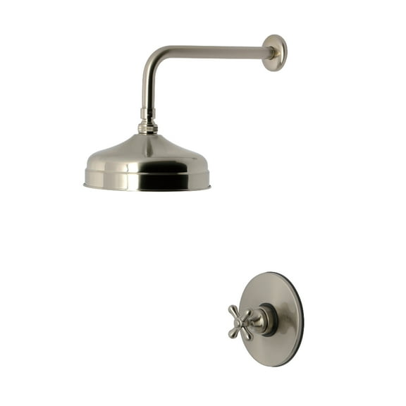 Kingston Brass KB6338AXSO Restoration Single-Handle Pressure Balanced Shower Faucet, Brushed Nickel