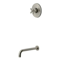 Kingston Brass KB6338AXTO Restoration Single-Handle Pressure Balanced Tub Faucet, Brushed Nickel