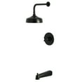 thumbnail image 1 of Kingston Brass KB6330BX Metropolitan Single-Handle Pressure Balanced Tub and Shower Faucet, Matte Black, 1 of 7
