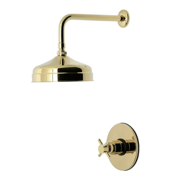 Kingston Brass KB6332DXSO Concord Single-Handle Pressure Balanced Shower Faucet, Polished Brass