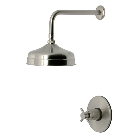 Kingston Brass KB6338DXSO Concord Single-Handle Pressure Balanced Shower Faucet, Brushed Nickel