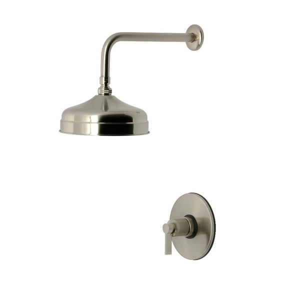 Kingston Brass KB6338NDLSO NuvoFusion Single-Handle Pressure Balanced Shower Faucet, Brushed Nickel