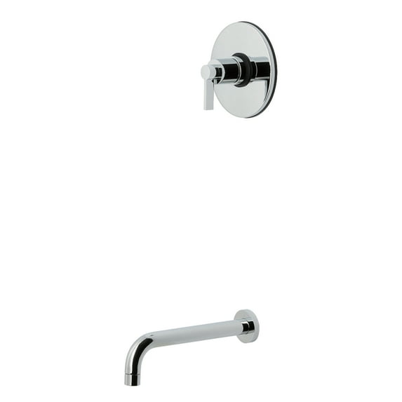 Kingston Brass KB6331NDLTO NuvoFusion Single-Handle Pressure Balanced Tub Faucet, Polished Chrome