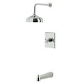 thumbnail image 1 of Kingston Brass KB6341BX Metropolitan Single-Handle Pressure Balanced Tub and Shower Faucet, Polished Chrome, 1 of 7