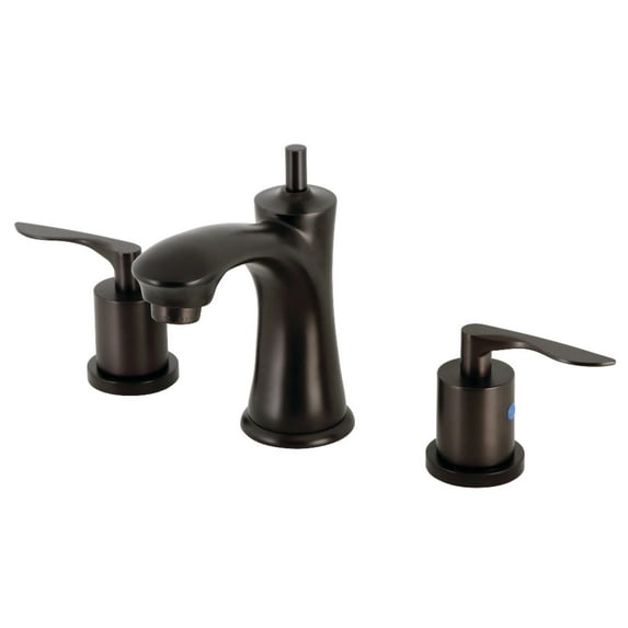 Kingston Brass Kb796.Svl Serena 1.2 GPM Deck Mounted Widespread Bathroom Faucet - Bronze