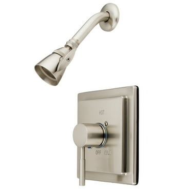 Kingston Brass KB8658DLSO 5.5 in. Heavy Duty Shower, Brushed Nickel