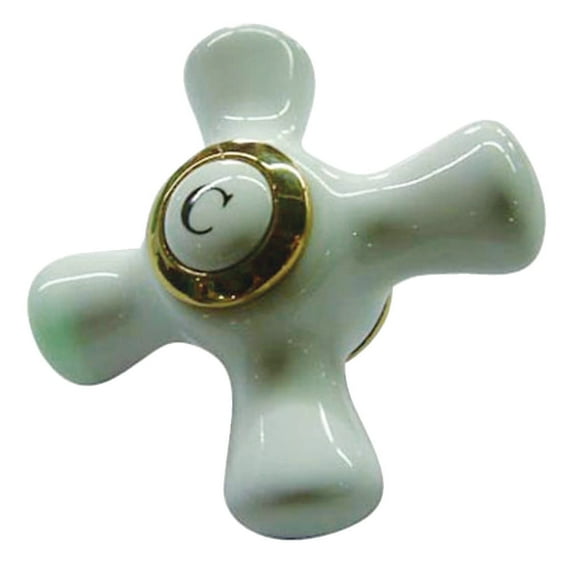 Kingston Brass Kbh1602pxc Cold Porcelain Cross Handle, 3/8" X 16Pt - Brass