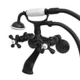 thumbnail image 1 of Wall-Mount Clawfoot Tub Faucet, Matte Black, Wall Mount KS266MB, 1 of 5