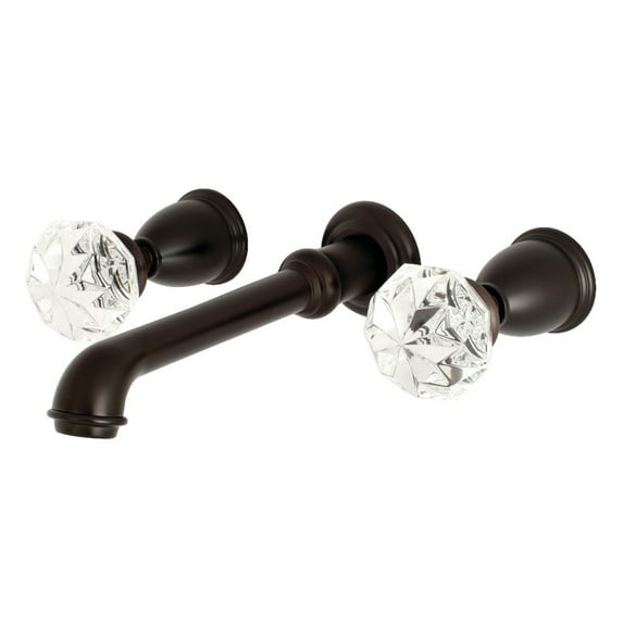 Kingston Brass Krystal Onyx Roman Tub Faucets In Oil Rubbed Bronze KS7025KWL