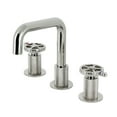 thumbnail image 1 of Kingston Brass KS1416CG Fuller Widespread Bathroom Faucet with Push Pop-Up Drain, Polished Nickel, 1 of 8