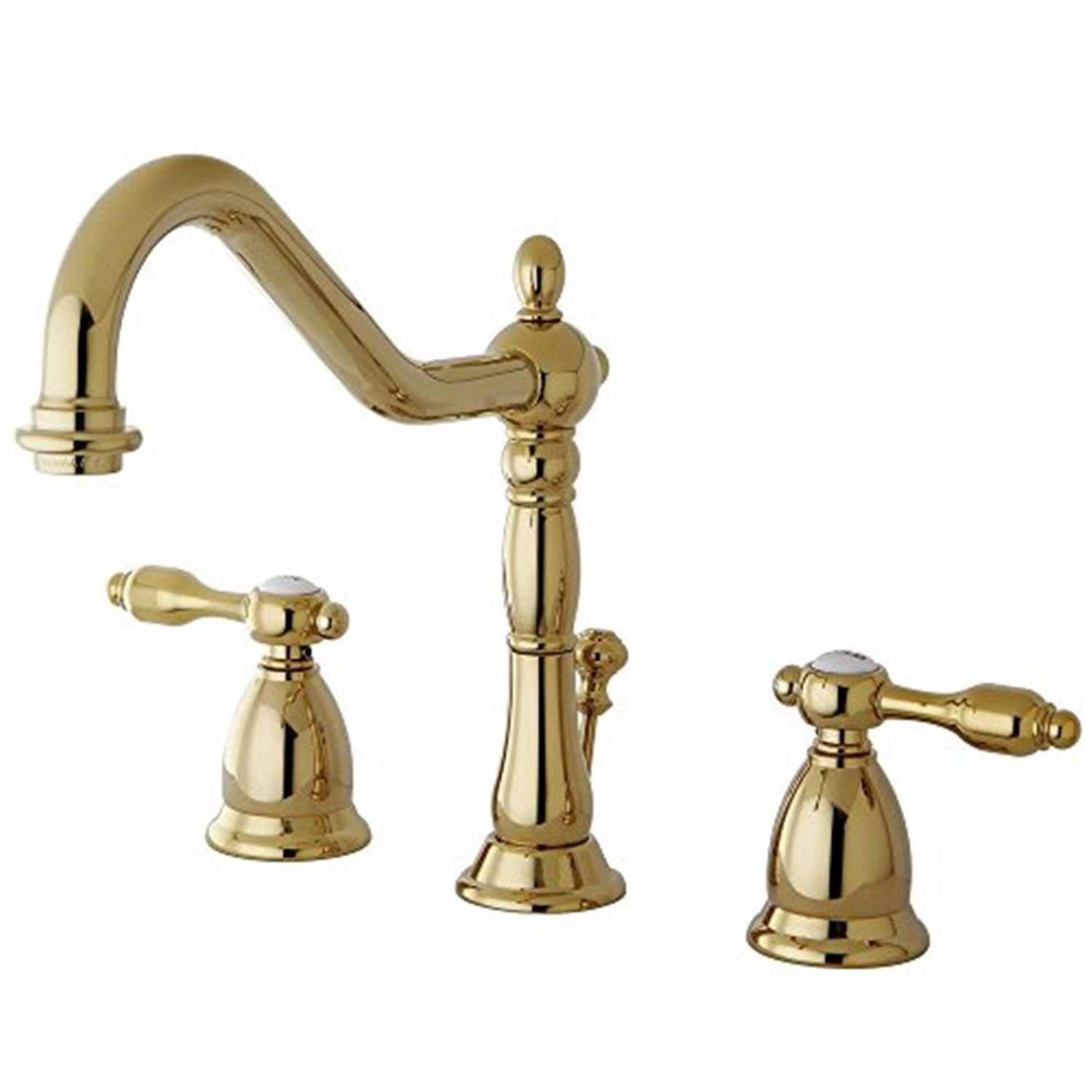 Kingston Brass KS1992TAL Widespread Lavatory Faucet with Retail Pop-Up PB