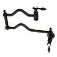 thumbnail image 1 of Kingston Brass KS2105TAL Tudor Two-Handle 1-Hole Wall Mount Pot Filler Faucet in Oil Rubbed Bronze, 1 of 8