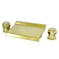 thumbnail image 1 of Kingston Brass KS2242AR Milano Two-Handle Deck Mount Roman Tub Faucet, Polished Brass, 1 of 4