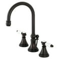 thumbnail image 1 of Kingston Brass KS2985BPL Bel-Air Widespread Bathroom Faucet with Brass Pop-Up, Oil Rubbed Bronze, 1 of 8