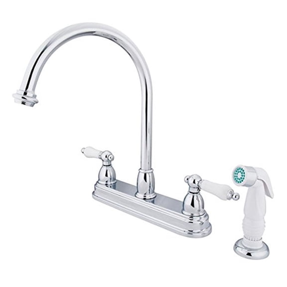 Kingston Brass KS3543KL Knight 1.2 GPM Single Hole Bathroom Faucet - Brass